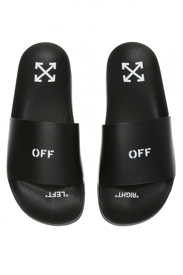 Off white outlet black sliders